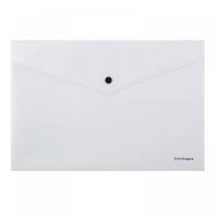 Папка-конверт на кнопке А4, 0,18 мм, цвет белый Diamond Total White Erich Krause  в категории Папки-конверты