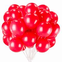 Шары воздушные ЗОЛОТАЯ СКАЗКА, 10" (25 см), красные в категории Воздушные шарики